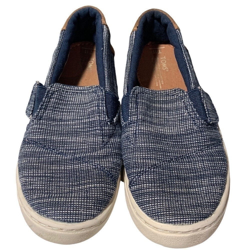 Toms Boys E1DX Flats, MultiColor, Size 11 Blue